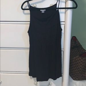 Black lace design tank